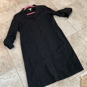 Eileen Fisher Black dress or topper.
